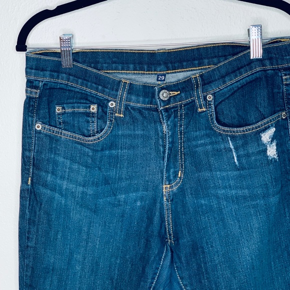 Carmar LF store dark distressed denim jeans . - Picture 6 of 8